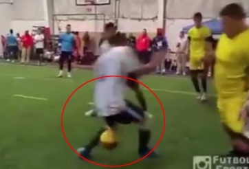 VIDEO: Ronaldo béo tái xuất với pha lừa bóng đẳng cấp