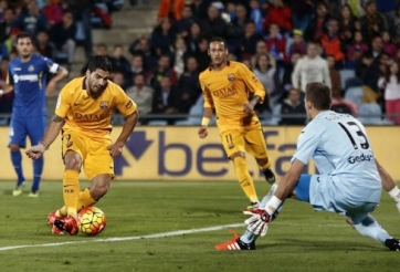 Video bàn thắng: Getafe 0-2 Barcelona (Vòng 10 La Liga)