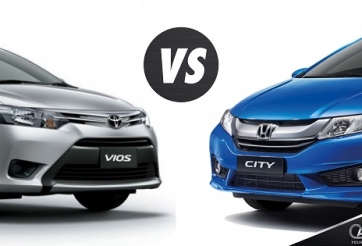 Đánh giá Toyota Vios 2014 và Honda City 2015