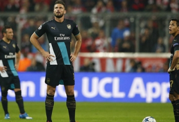 Arsenal thua đơn thiệt kép sau thảm bại tại Champions League