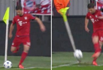 VIDEO: Tình huống sút phạt góc siêu hài của Alonso vs Arsenal