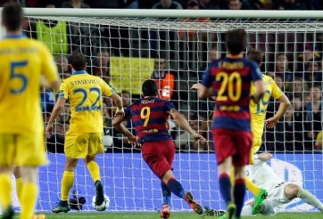 Highlights Barcelona 3-0 BATE Borisov: Song sát Neymar - Suarez tỏa sáng!