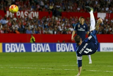 VIDEO: Pha ngả bàn đèn điệu nghệ của Ramos vào lưới Sevilla