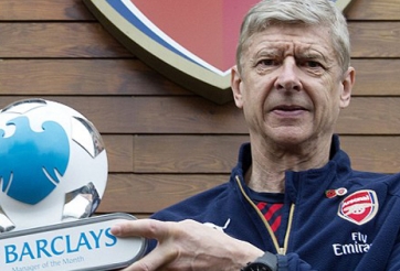 HLV Wenger và Vardy xuất sắc nhất tháng 10