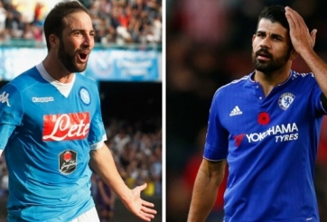 Chuyển nhượng 11/11: Higuain được Chelsea nhắm thay Costa