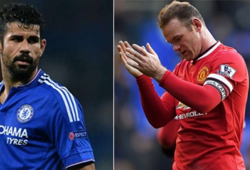 Bất ngờ: Rooney là fan hâm mộ lớn của Diego Costa