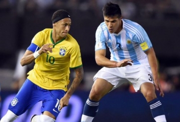 Video bàn thắng: Argentina 1-1 Brazil (Vòng loại World Cup 2018)