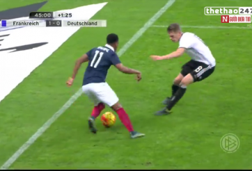 VIDEO: Martial solo kiến tạo đẳng cấp cho Giroud ghi bàn vào lưới tuyển Đức