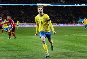 Video bàn thắng: Thụy Điển 2-1 Đan Mạch (Vòng loại Euro 2016)