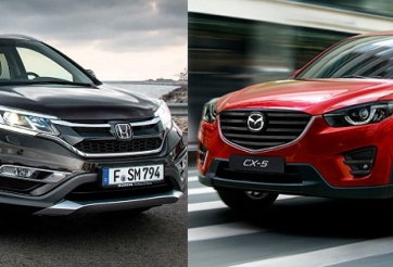 Đánh giá nhanh mẫu SUV 5 chỗ Honda CRV hay Mazda CX 5