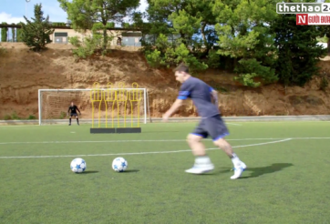 VIDEO: Messi lập siêu phẩm sút phạt vào lưới Ter Stegen trong ngày trở lại