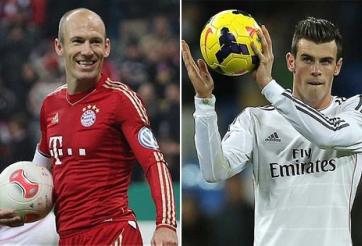 MU chi 150 triệu bảng mua Robben và Gareth Bale