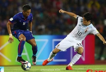 VIDEO: Sao trẻ Campuchia làm bất ngờ hàng thủ Nhật Bản