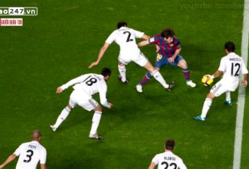 VIDEO: Messi và những màn trình diễn làm 'run sợ' Bernabeu ở Siêu kinh điển