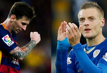 Kỉ lục của Messi bỏ xa Vardy và Van Nistelrooy