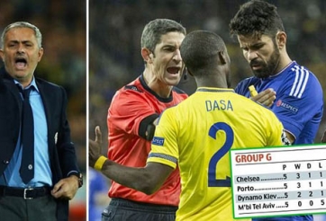 Costa tranh cãi nảy lửa với HLV Mourinho ngay giữa trận đấu