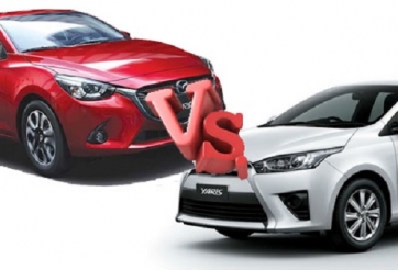 Cuộc chiến ấn tượng của mẫu xe đô thị cỡ nhỏ Toyota Yaris và Mazda2