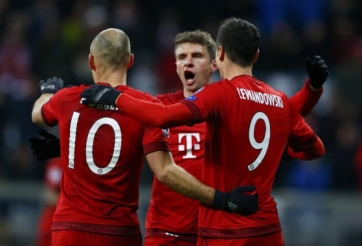 Video bàn thắng: Bayern Munich 4-0 Olympiakos (Vòng bảng Champions League)