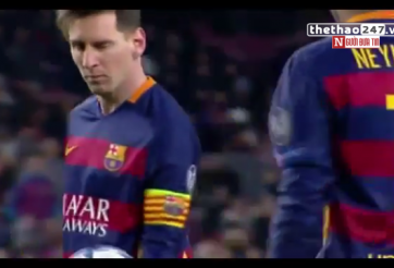 VIDEO: Hành động đẹp của Messi ở trận gặp Roma