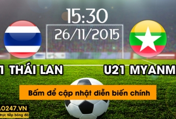 Vượt qua U21 Myanmar, người Thái ngẩng cao đầu rời giải đấu