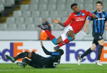 Video bàn thắng: Club Brugge 0-1 Napoli (Vòng bảng Europa League)