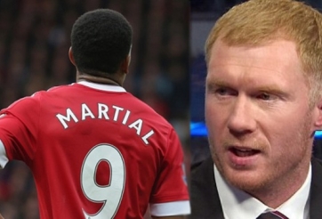 VIDEO: Martial đã 'phản pháo' Paul Scholes như thế nào