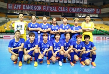 Nữ Thái Sơn Nam vô địch futsal Đông Nam Á 2015