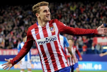 Video bàn thắng: Atletico Madrid 1-0 Espanyol