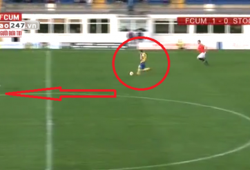 VIDEO: Pha độc diễn ghi bàn từ giữa sân của Jamie Vardy thời vô danh