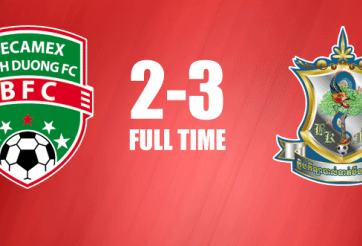 VIDEO: Thua Boeung Ket Angkor, Bình Dương thành cựu vương tại Mekong Cup