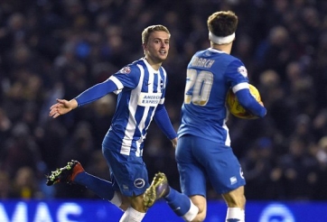 VIDEO: Sao trẻ MU solo ghi bàn đẳng cấp trong màu áo Brighton