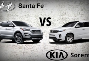 So sánh Kia Sorento và Hyundai SantaFe