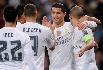 Ronaldo lập poker, Real Madrd hủy diệt Malmo