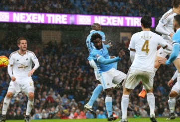 Video clip bàn thắng: Man City 2-1 Swansea (Vòng 16 Ngoại hạng Anh)