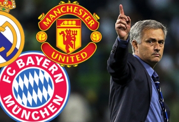 Ba điểm đến tức thì của Mourinho: MU, Real hay Bayern?