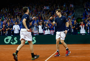 Davis Cup 2015: Anh em Murray giúp tuyển Anh tiệm cận chức vô địch