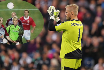 'Schmeichel con' suýt trả giá vì bắt chước cha