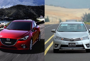 Với 950 triệu: Chọn Mazda 3, Toyota Altis hay Chervolet Cruze?