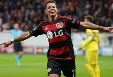 Rời Man Utd, Chicharito liên tiếp đón nhận những danh hiệu tại Bundesliga