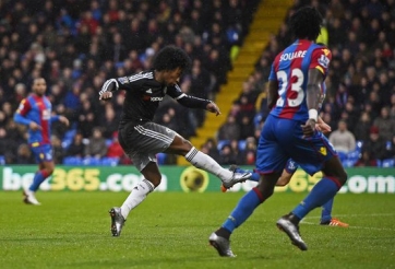 VIDEO: Cú nã rocket của Willian vào lưới Crystal Palace