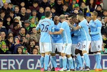 Dễ dàng hạ Norwich, Man City vào vòng 4 FA Cup