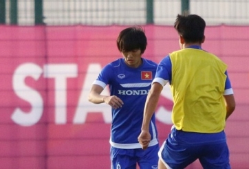 Tuấn Anh mờ nhạt trong ngày được HLV Miura gọi lên tuyển