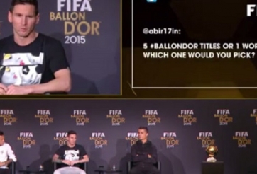 Messi muốn đổi 5 QBV lấy danh hiệu World Cup