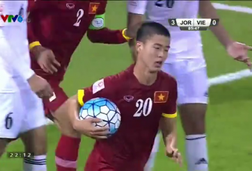 VIDEO: Bàn thắng của Duy Mạnh vào lưới U23 Jordan