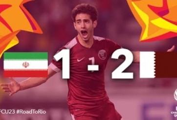 Video bàn thắng: Iran 1-2 Qatar (VCK U23 châu Á 2016)