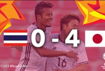 Video bàn thắng: Thái Lan 0-4 Nhật Bản (VCK U23 châu Á 2016)