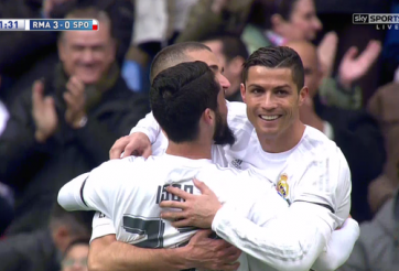 Highlights Real Madrid 5-1 Sporting Gijon: BBC cùng tỏa sáng!