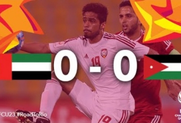 Video bàn thắng: UAE 0-0 Jordan (VCK U23 châu Á 2016)