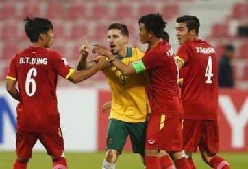 VIDEO: Những pha bóng thô bạo ở trận U23 Việt Nam - U23 Australia