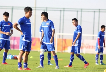 VIDEO: U23 Việt Nam tập luyện trước trận gặp U23 UAE